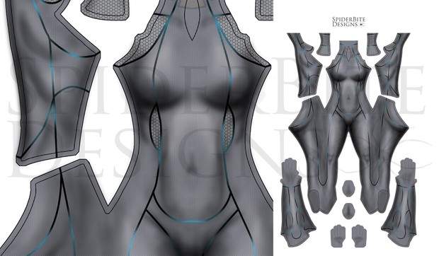 Sarah Kerrigan Undersuit (2 patterns)