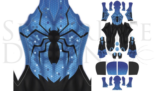 Digital Spiderman Black