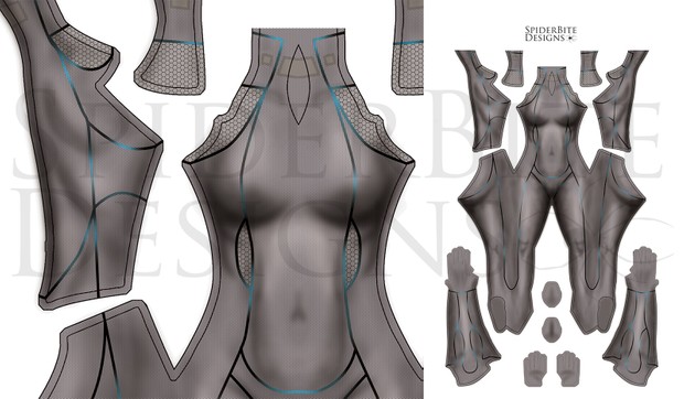 Sarah Kerrigan Undersuit (2 patterns)