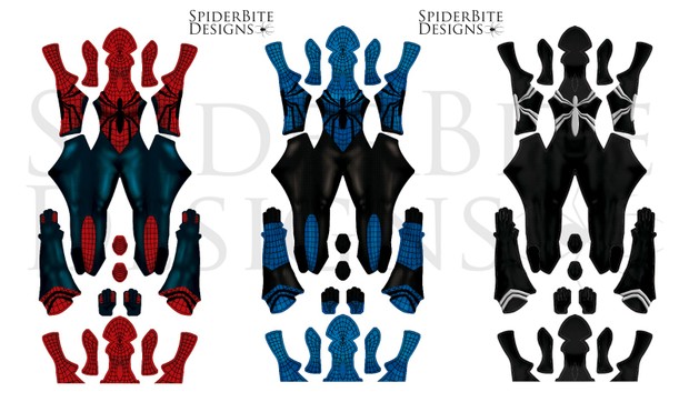 Spidergirl Pack 3 suits
