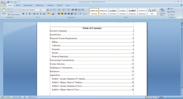 ACCT326 Course Project (only use reference)