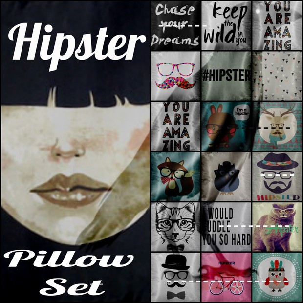 Hipster Pillow Set
