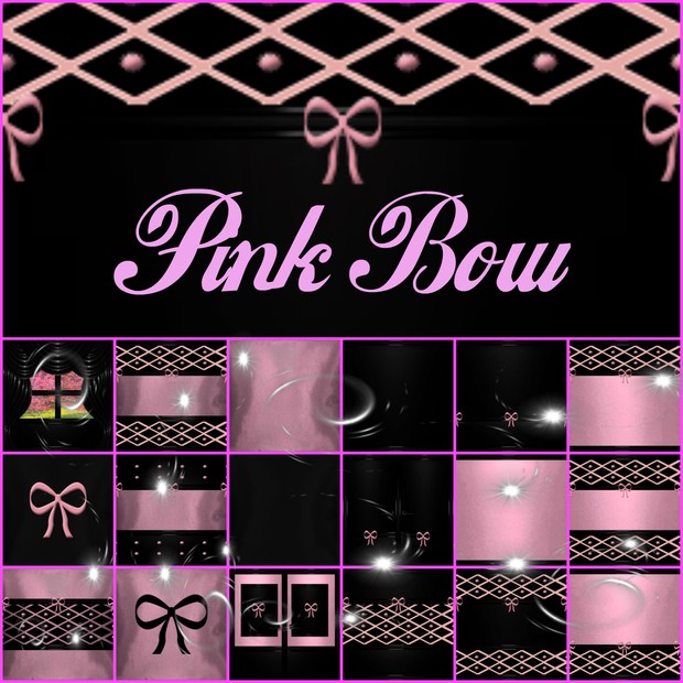 Pink Bow Textures