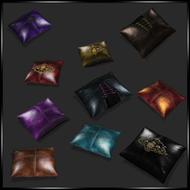 Leather Atraction Pillows Textures
