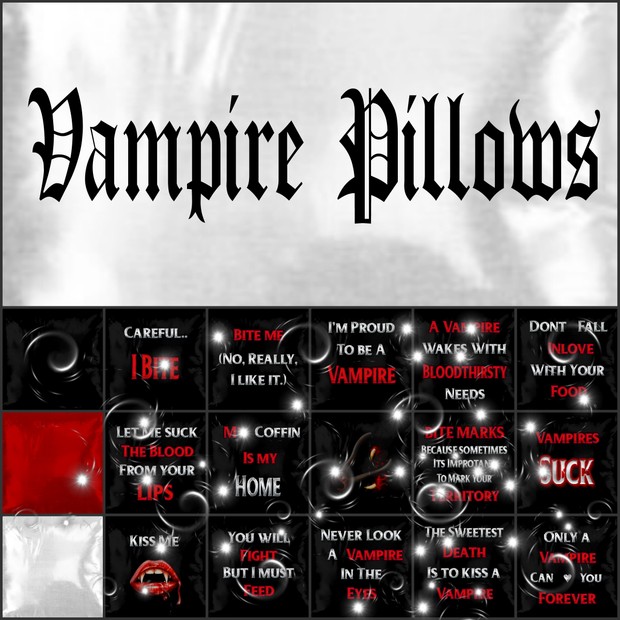 Vampire Pillows
