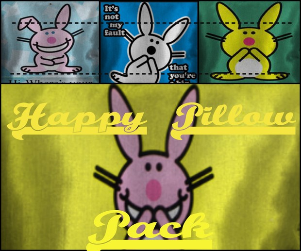 Happy Bunny Pillow Pack