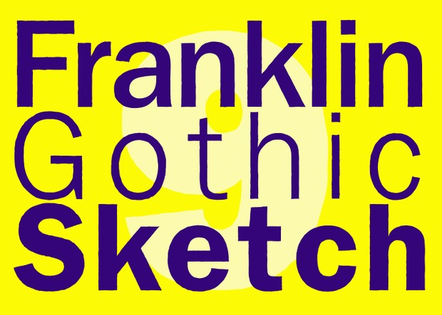 Franklin Gothic Sketch