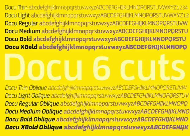 DOCU font