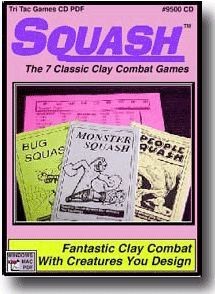 TTG#8000 Squash Clay Combat Game Complete