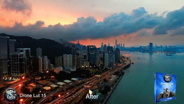 Aerial DRONE Luts Pack - 30 luts! plus technical & bonus LUTs!