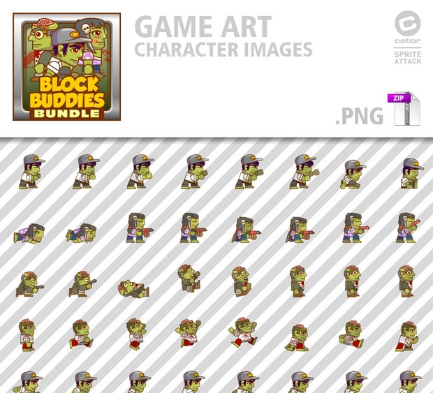 BlockBuddies Zombie Bundle
