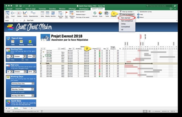 Gantt Chart Maker PRO
