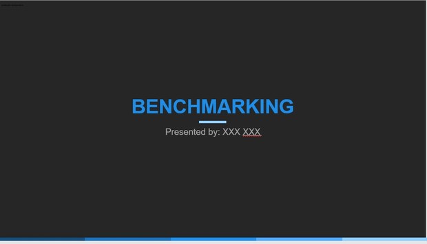 Blue Dark Powerpoint Benchmarking Zipped (For Dwight Steigerwald)