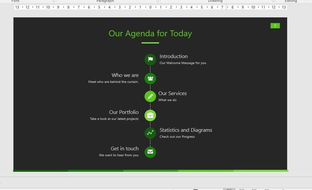 Dark GREEN PPT