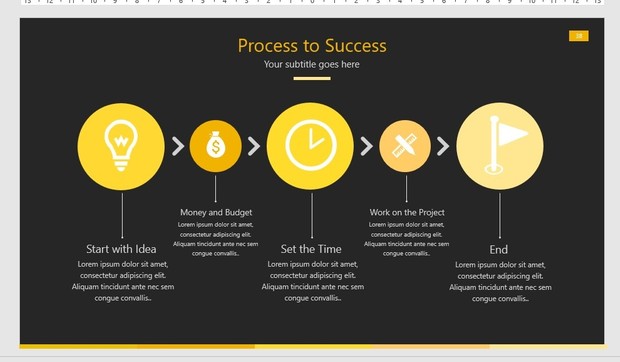 Yellow Dark PPT