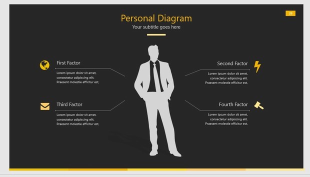 Yellow Dark PPT
