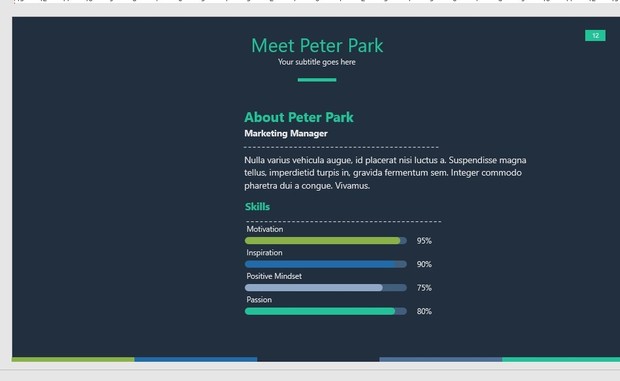 Colored Dark Powerpoint (PPT)