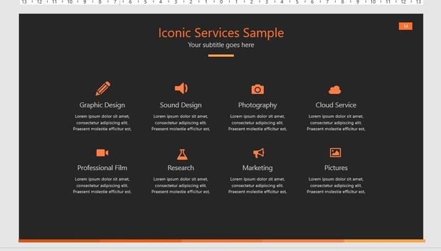 ORANGE Dark PPT
