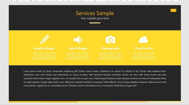 Yellow Dark PPT