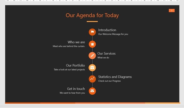 ORANGE Dark PPT