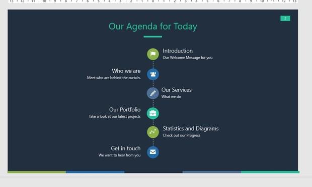 Colored Dark Powerpoint (PPT)