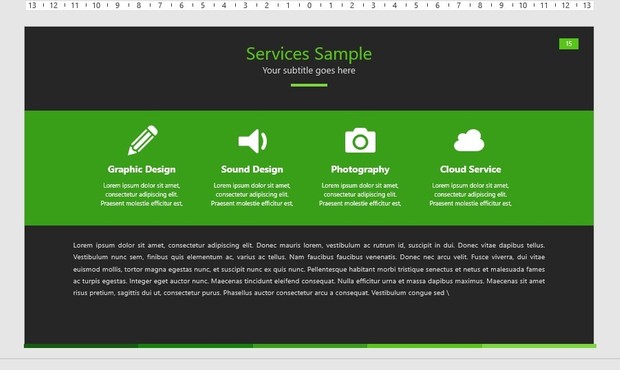 Dark GREEN PPT