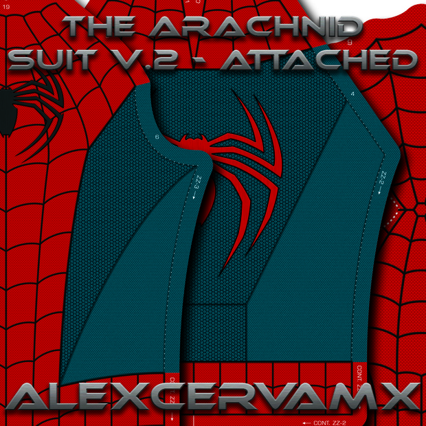 AlexCerva's SM The Arachnid Suit v2 Dye Sub Pattern