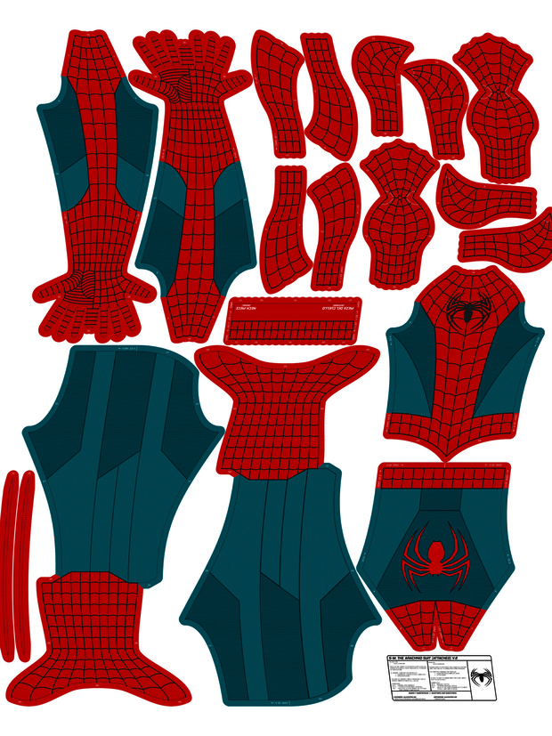 AlexCerva's SM The Arachnid Suit v2 Dye Sub Pattern