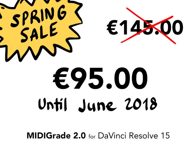 MIDIGrade 2.0: Controller Solution for DaVinci Resolve 15