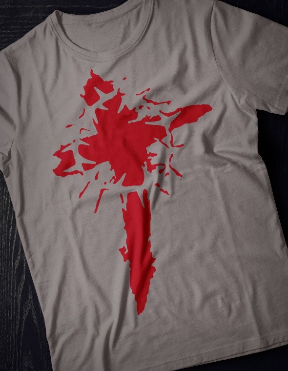 Blood Cross - printable, vector, svg, art