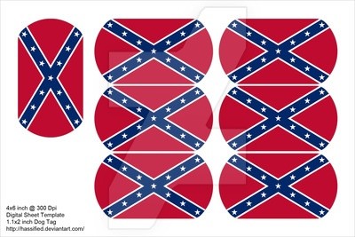Confederate Dog Tags