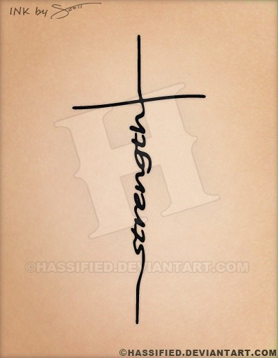 Strength Cross - printable, vector, svg, art