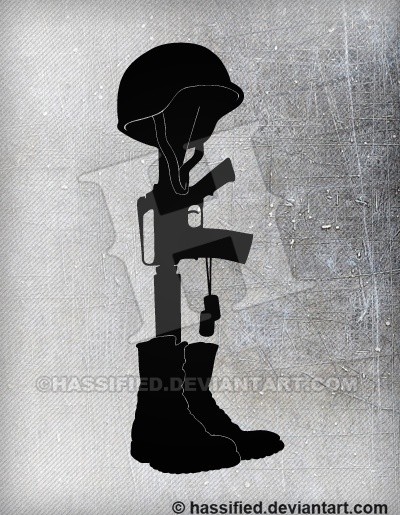 Battlefield Cross - printable, vector, svg, art