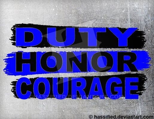 Duty Honor Courage - printable, vector, svg, art
