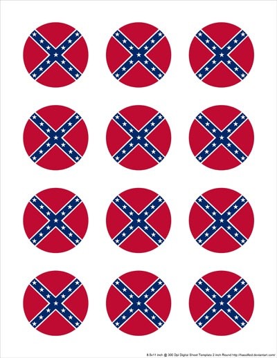 Confederate 2 inch Round