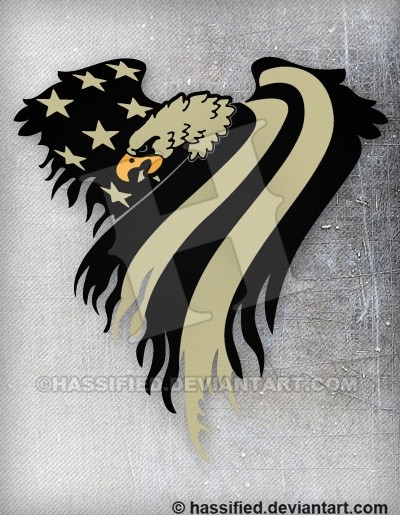 Covert American Eagle Flag