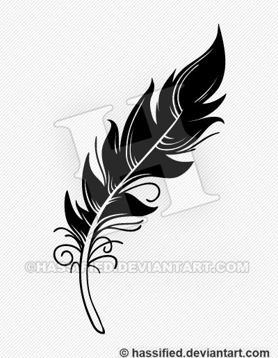 Feather - printable, vector, svg, art