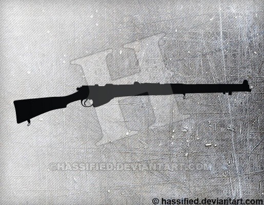 Lee Enfield - printable, vector, svg, art