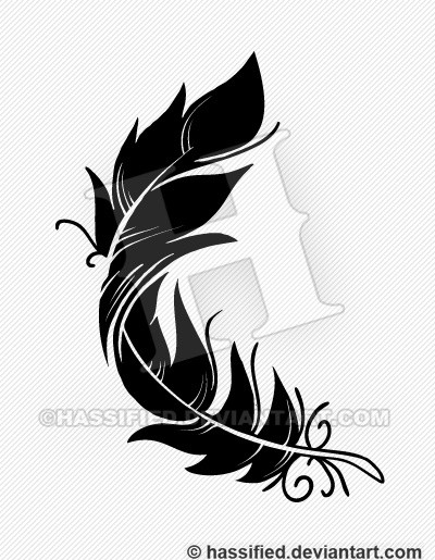 Feather Design - printable, vector, svg, art