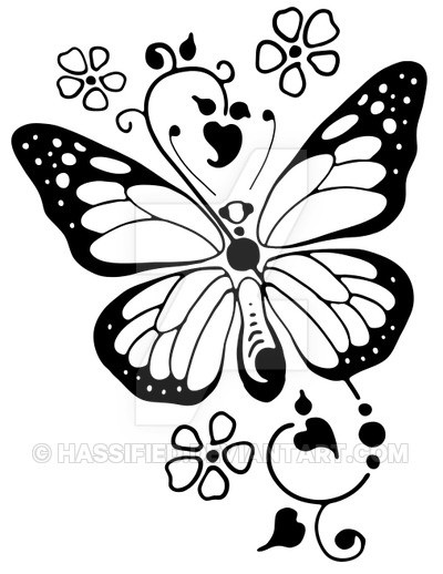 butterfly svg hassified