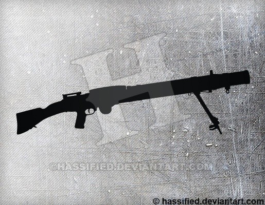 Lewis Machine Gun - printable, vector, svg, art