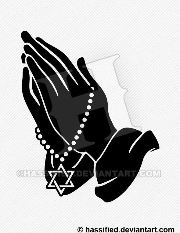 Praying Hands for Israel - printable, vector, svg, art