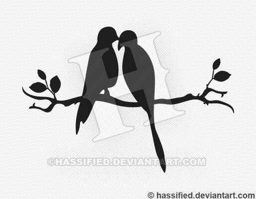 Love Birds - Printable vector, eps, svg, jpeg