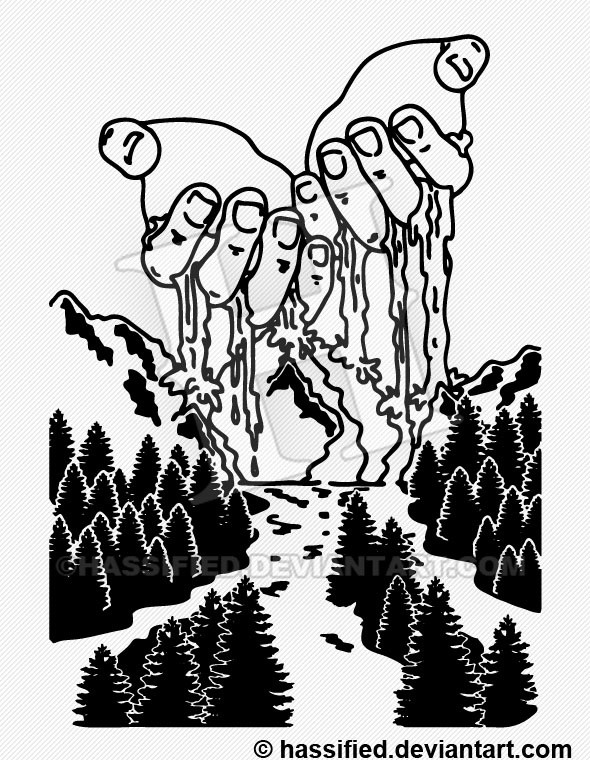 Living Water - printable, vector, svg, art