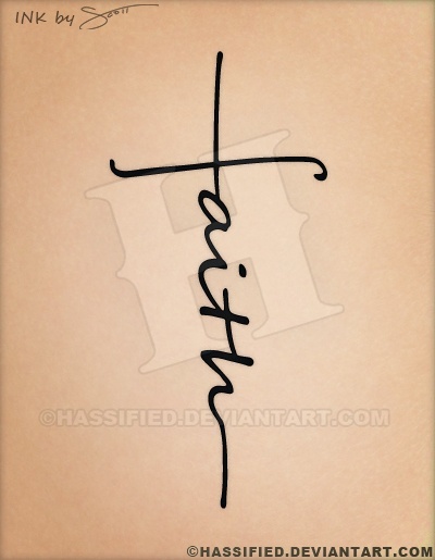 Faith Cross - printable, vector, svg, art