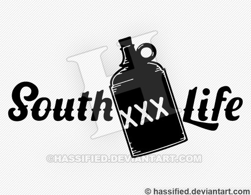 South Life Moonshine - printable, vector, svg, art