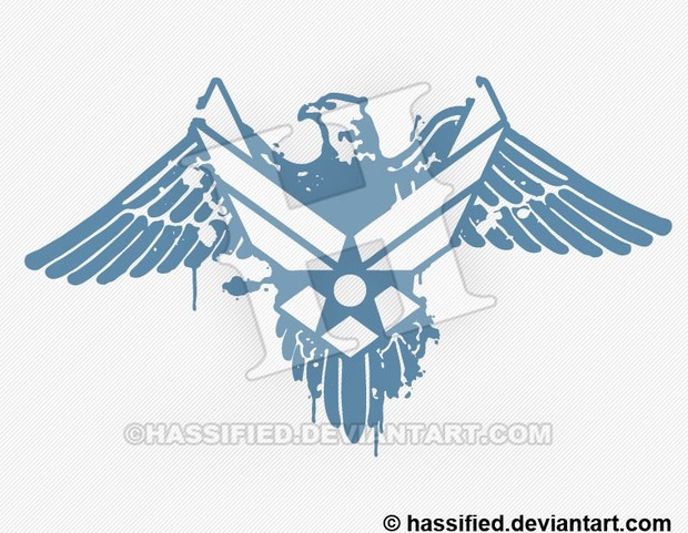 Stenciled Air Force