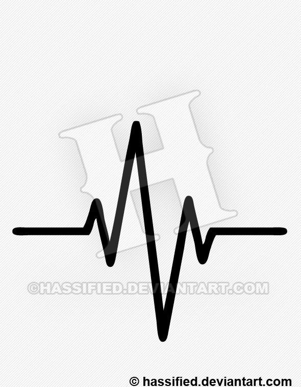 Heartbeat - printable, vector, svg, art