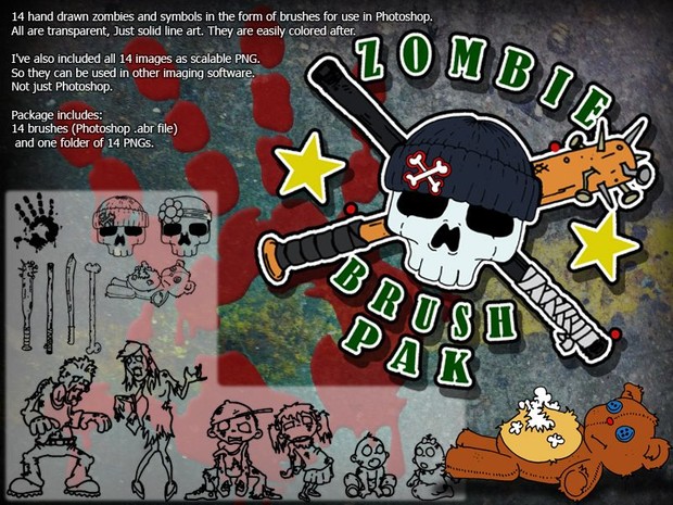 Zombie Brush Pak