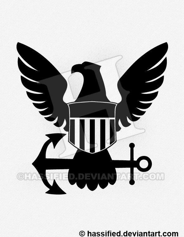 Eagle with Anchor - printable, vector, svg, art